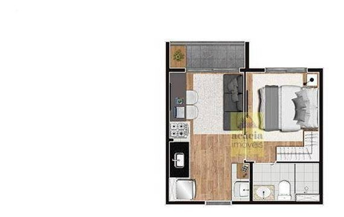 Imagem 15 de 16 de Apartamento À Venda, 27 M² Por R$ 219.000,00 - Barra Funda - São Paulo/sp - Ap2463
