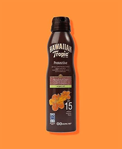 Protector Solar Spf 15 Aceite Seco Hawaiian Tropic 229ml
