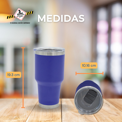Termo De Acero Inoxidable 30 Oz Varios Colores