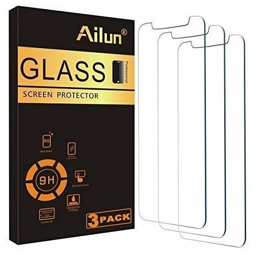 Protector De Pantalla Ailun Compatible Con iPhone 12 Pack X3