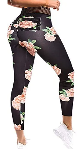 Seasum - Leggings Para Mujer, Con Trasero Corrugado, Para Yo