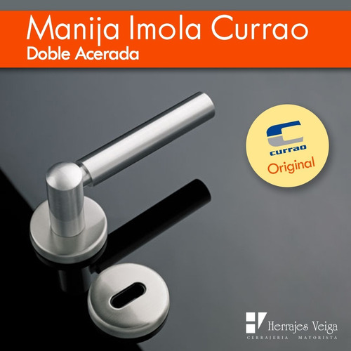Imagen 4 de 10 de Manija Currao Imola Doble Acerada Puerta T/tropea