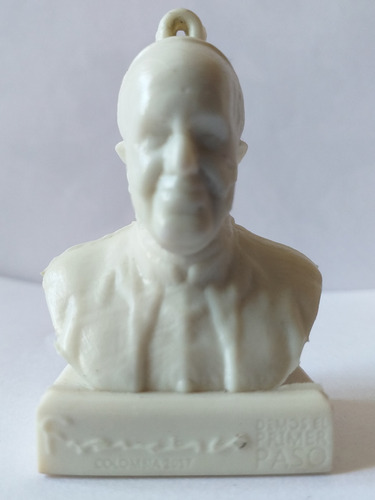 Souvenier Pequeño Busto Del Papa Francisco Bergoglio