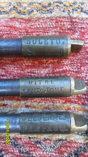 Antiguos Palo Staff Ferrocarril $ C/u