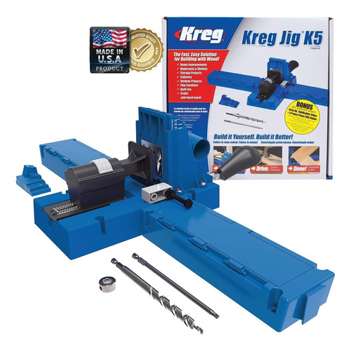 Kreg K5 Int Sistema De Ensamblaje Pocket Hole Jig Mecha