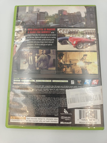 Mafia 2 Totalmente En Español | Xbox 360 / Xbox One (Reacondicionado)