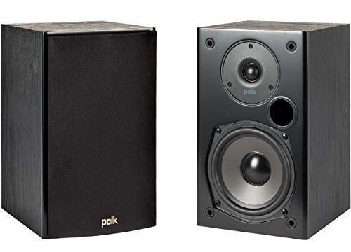 Polk Audio T15 Altavoces De Estantería, Par, Negro