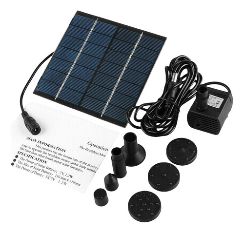 Para Bomba Água Solar Para Fonte, Lago Jardim E Cascatas