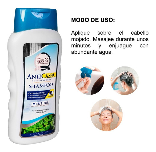 Imagen 2 de 4 de 2 Shampoo Anti-caspa 400 Ml
