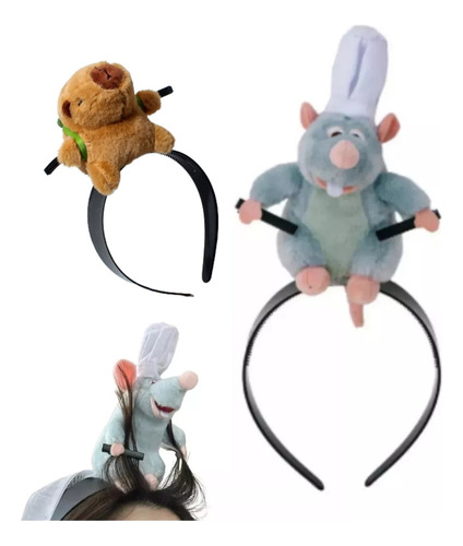 Diadema Con Pinza Para El Pelo Ratatouille Hairband
