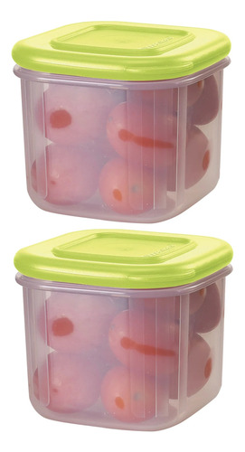 Tupper® Mini Cuadrado 200ml X2 Tupperware® 0% Bpa Hermetico 