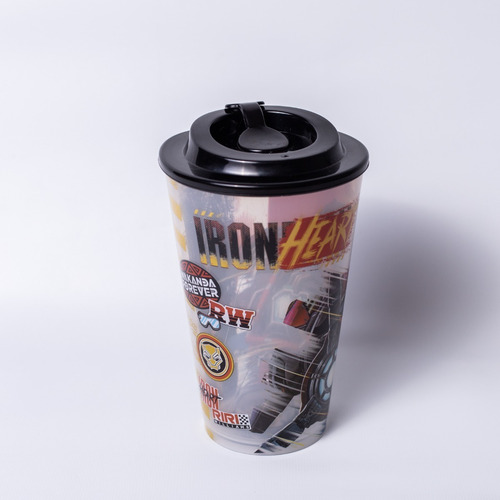 Vaso Cine Black Panther Wakanda Forever Luz Led