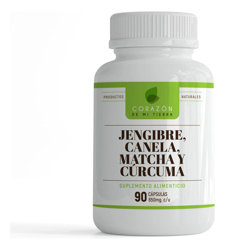 Jengibre, Canela, Matcha Y Curcuma, Te Dea , 90 Cap