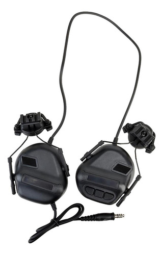 Auriculares Electrónicos Para Disparar Negro Los 9.5x10cm