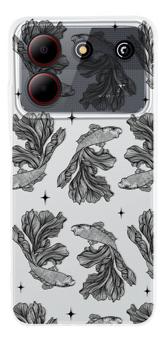 Funda Para Zte Pez Beta Patrón Antigolpes Case Anticaidas