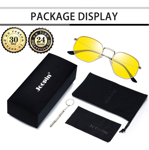 Lentes Nocturnos Para Manejar De Noche Hombre Mujer Amarillo