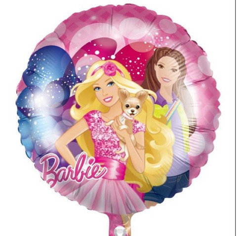 Globos Metalizado Barbie X5