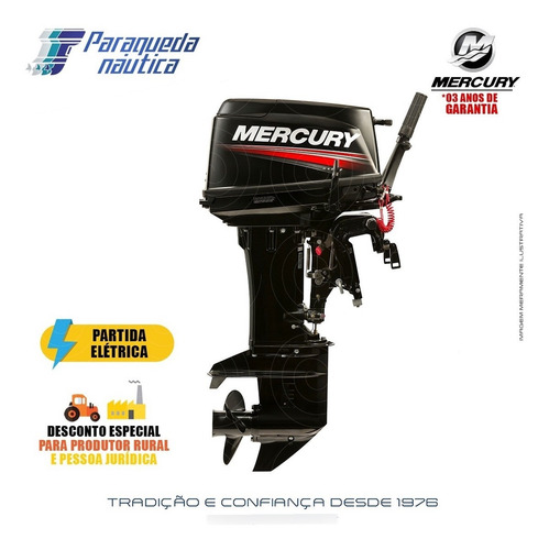 Imagem 4 de 9 de Motor De Popa Mercury 2 Tempos 30hp Eh Japão