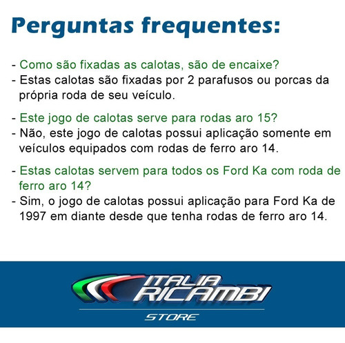 Imagem 6 de 9 de Jogo Calota Ford Ka 2019 Aro 14 Esportiva Black 2020 2021