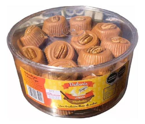 Dulce Leche Mostachón Con Nuez 30 Pz De 40 G C/u 1.35 Kg