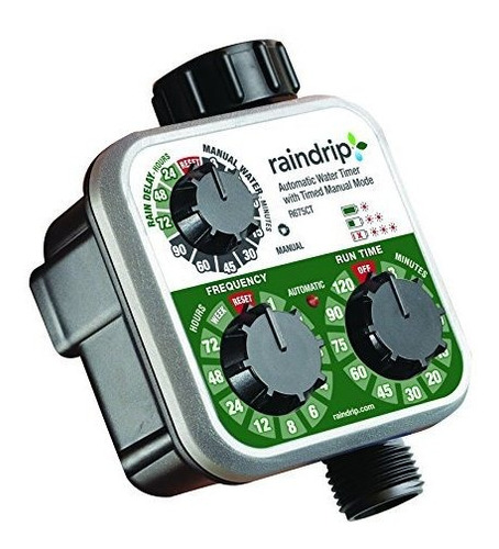 Imagen 3 de 4 de Raindrip R675ct Analógica 3-dial Temporizador De Riego, 1, M