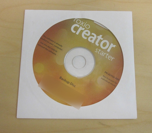 Cd Instalacion Dell Roxio Creator Starter Edition P 0gyd9f