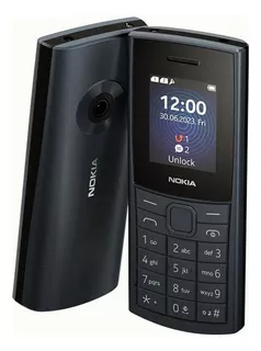 Celular Nokia 110 4g 2 Chip Azul Idoso Bateria Dura Muito