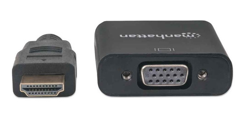 Convertidor Hdmi A Vga Hembra, Negro Manhattan