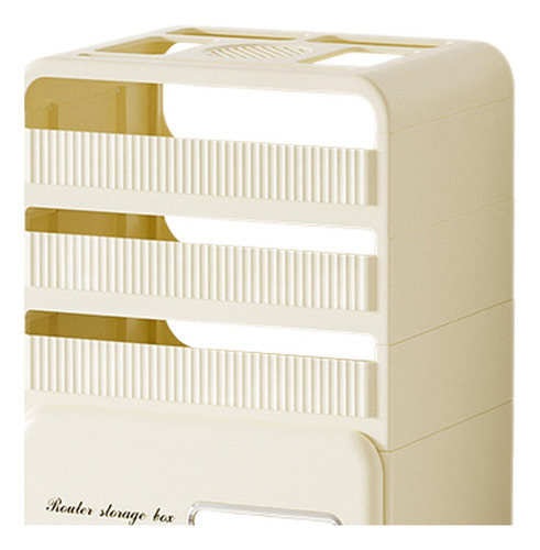 Caja De Guardado Para Router, Solución Estilizada 4 Capas