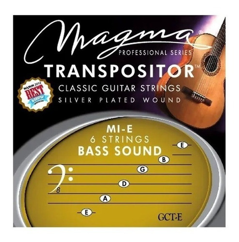 Encordado Transpositor Magma Guitarra Clasica Mi-e Gct-e