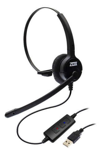 Headset Usb Voip C/ Cancelador De Ruído Mod. Dh-80 - Zox