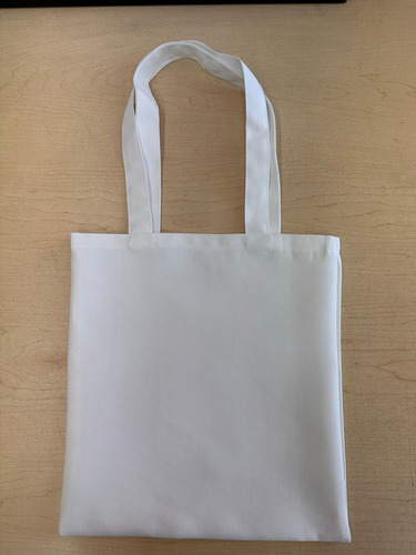 10 Tote Bag(bolso) Blanco Para Sublimación 100% Polyester