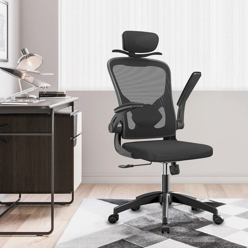 Cadeira Escritorio Python Fly Ergonomica Lombar Giratório Su
