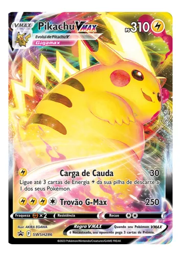 Carta Pokemon Pikachu V Português 43/185 ou Promo SWSH061 Card Original  Copag - Pronta Entrega