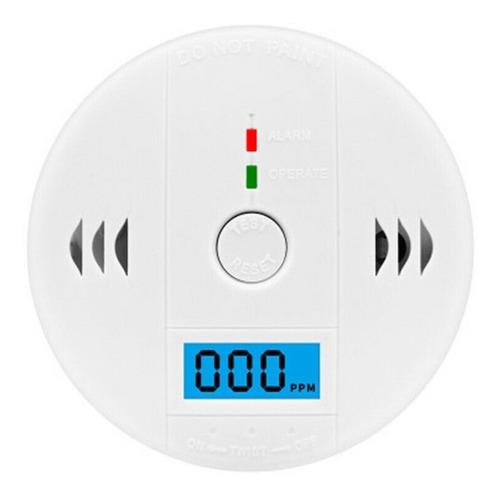 Alarma Detector De Monóxido De Carbono Autónomo Digital