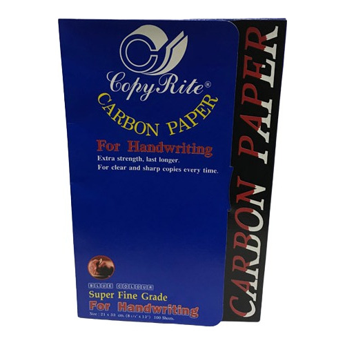 Papel Film Carbonico Azul Copyrite X10 Hojas