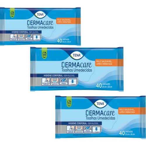 Kit Toalha Umedecida Geriátrica 120 Unidades Barato Promoção