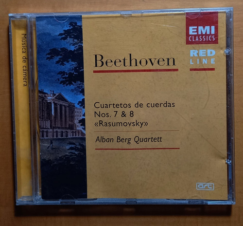 Beethoven Cuartetos De Cuerdas 7&8 Razumovsky Alban Berg 