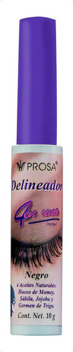 Delineador Clásico 4 En 1 Prosa 4 Negro Aceites Naturales