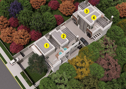 Imagem 6 de 16 de Residência Em Condomínio Com 3 Dormitórios À Venda Com 253.43m² Por R$ 1.132.600,00 No Bairro Água Verde - Curitiba / Pr - R 1939