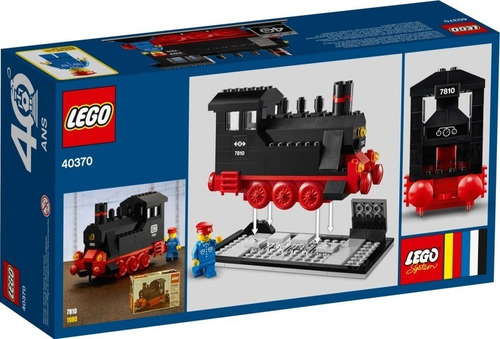 Imagen 2 de 4 de Lego Años De Trenes Iconic 40370