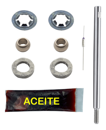 Kit Reparación Flecha Y Bujes Para Ventilador Mytek 10mm