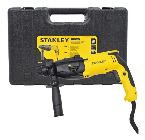 Imagen 2 de 8 de Rotomartillo 800w Sds Plus Stanley Shr263k Stanley