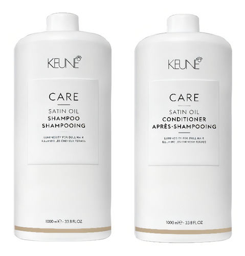 Keune Care Satin Oil Shampoo 1000ml E Condicionador 1000ml
