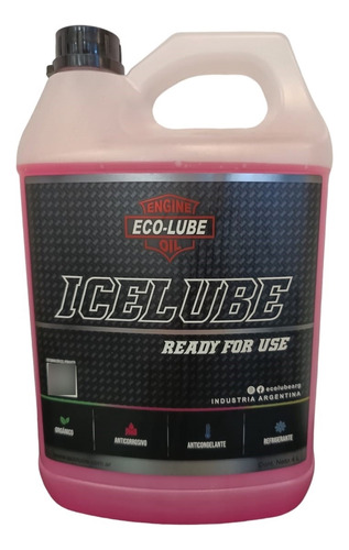Refrigerante Icelube Organico 33% Red X 4 Litros Color Rosa