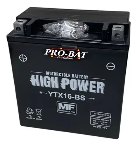 Bateria Para Moto Ytx20a-bs / Ytx16-bs Gel