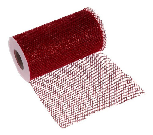 Malla Navideña Para Decorar Árbol De Navidad 15cm X 9mts