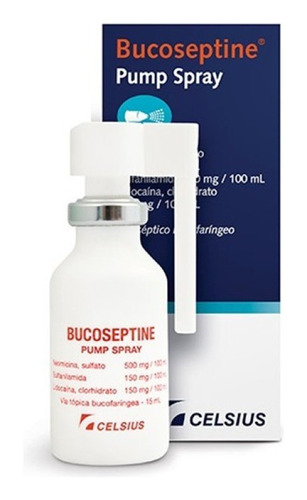 Bucoseptine® Pump Spray 15ml - Antiséptico Bucofaríngeo