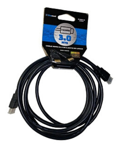 Cable Hdmi-hdmi De 3,0mts Version 1.4 Pronext