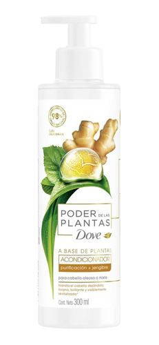 Acondicionador Purificacion Mas Jengibre 300ml Dove